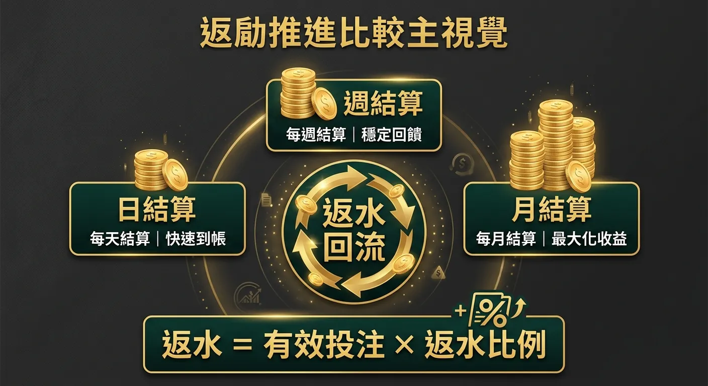 2026 娛樂城返水優惠比較：退水比例、結算週期、領取條件完整拆解
