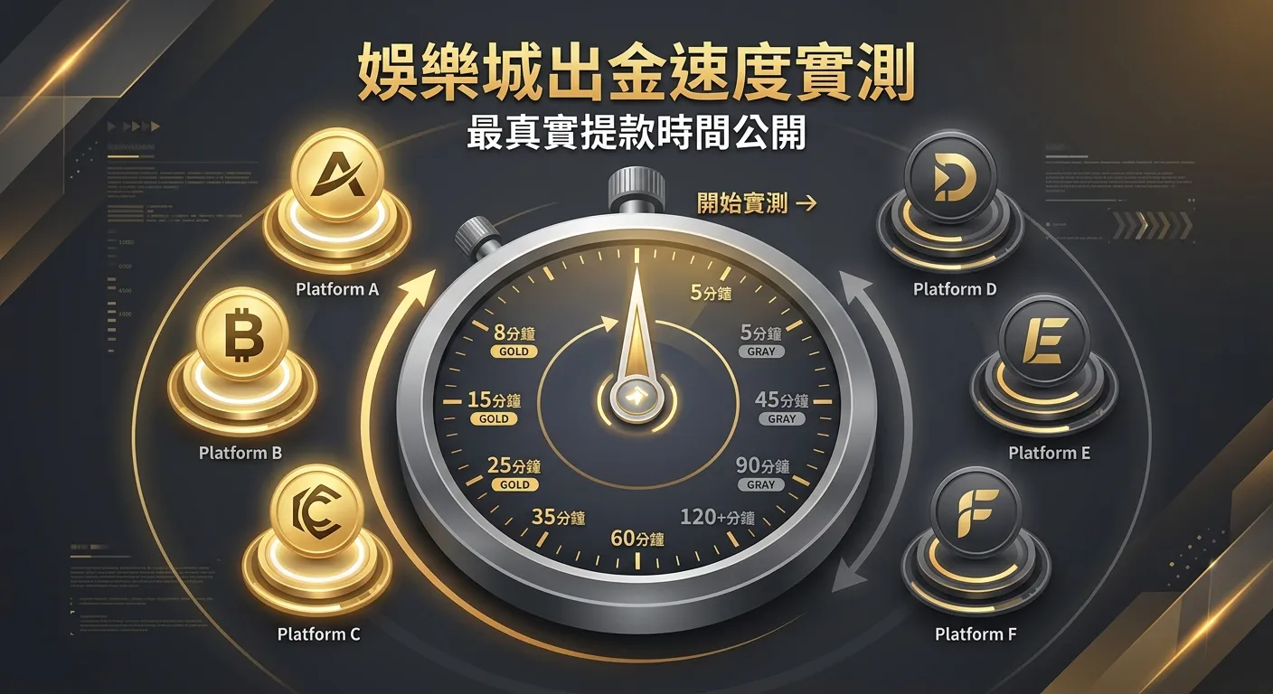 娛樂城出金速度實測比較｜2026 哪家最快到帳？完整數據公開