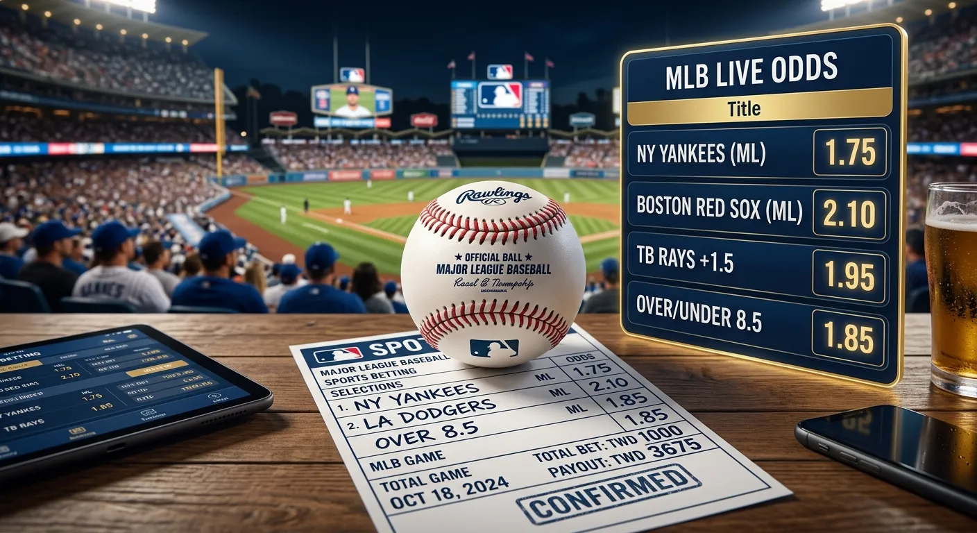 MLB 運彩怎麼買？2026 美國職棒投注玩法、賠率與操作完整教學
