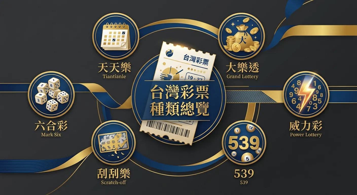 2026 台灣彩票種類完整比較：天天樂、大樂透、威力彩與刮刮樂全指南