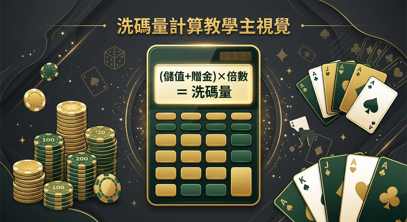 2026 洗碼量計算教學：搞懂娛樂城流水門檻，不再出金卡關
